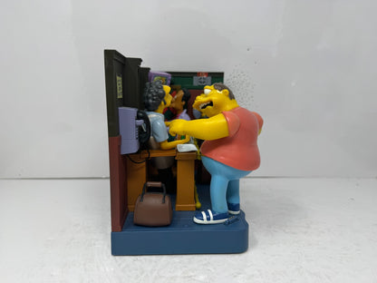 Simpsons World of Springfield Moe’s Tavern Regulars Set Playmates Diorama
