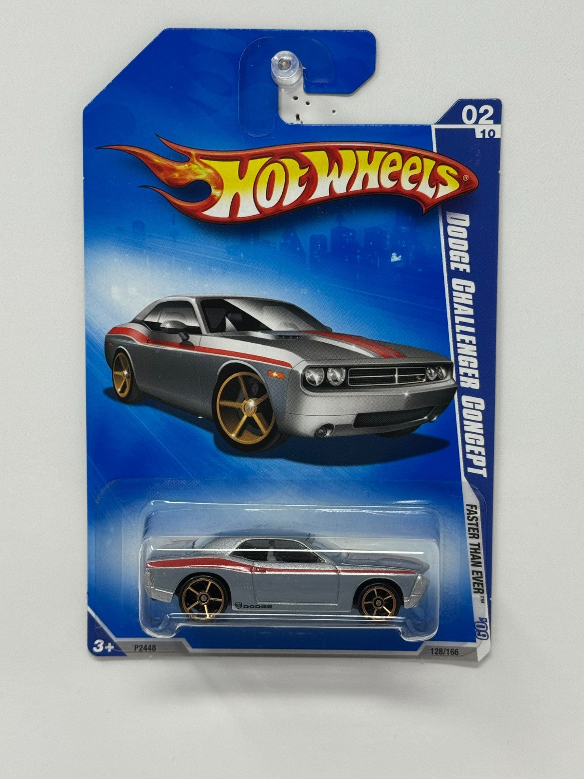 Hot Wheels Faster Than Ever Dodge Challenger Concept 1:64 Diecast Silver