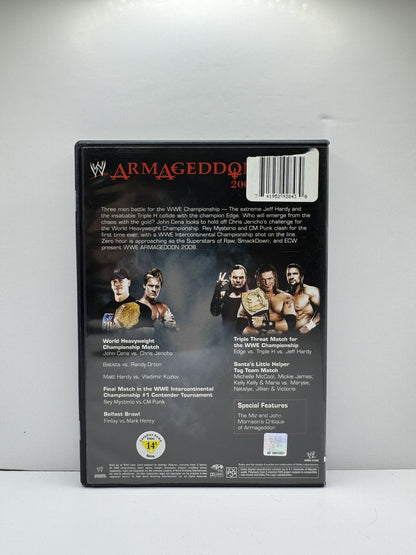 WWE Armageddon 2008 (DVD) WWE Wrestling