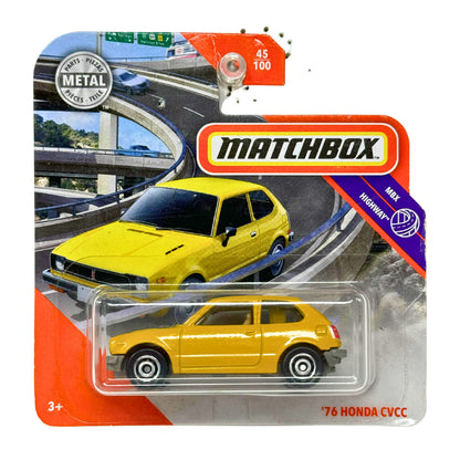 Matchbox MBX Highway 1976 Honda CVCC 1:64 Diecast Short Card