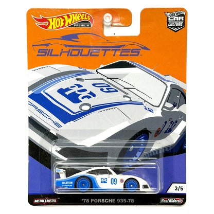Hot Wheels Premium Silhouettes 1978 Porsche 935-78 1:64 Diecast