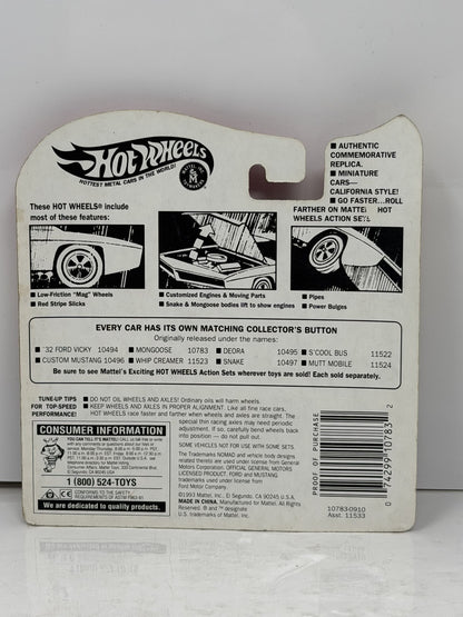 Hot Wheels Vintage Series II Tom McEwen Mongoose 1:64 Diecast w/ Button