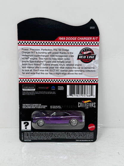 Hot Wheels RLC Red Line Club 2021 sELECTIONs 1969 Dodge Charger R/T 1:64 Diecast