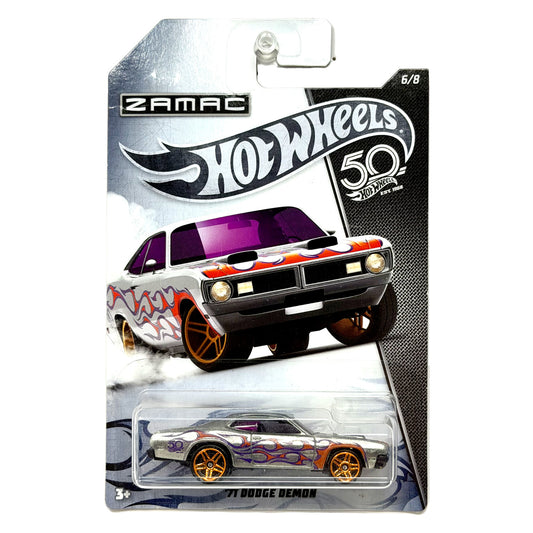 Hot Wheels ZAMAC 50th Anniversary 1971 Dodge Demon 1:64 Diecast