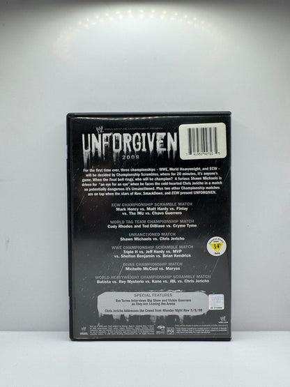 WWE Unforgiven 2008 (DVD) WWE Wrestling