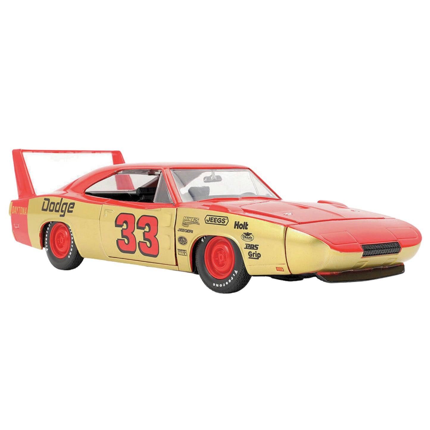 Jada Bigtime Muscle 1969 Dodge Charger Daytona #33 MiJo Exclusive 1:24 Diecast