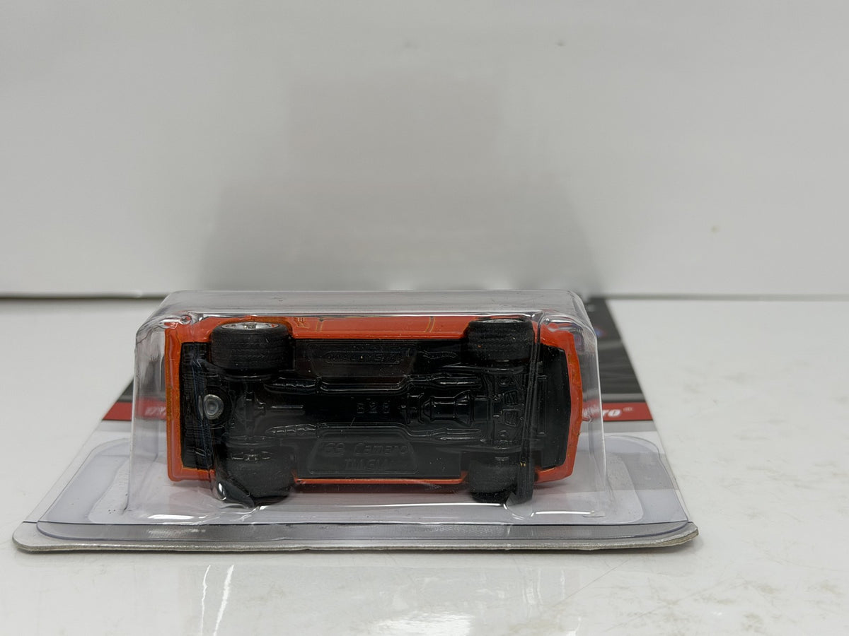 Hot Wheels Larry's Garage 1969 Chevrolet Camaro Orange 1:64 Diecast Real Riders