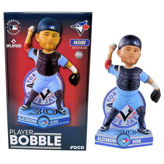 FOCO MLB Toronto Blue Jays Alejandro Kirk Gamebreaker Bobblehead