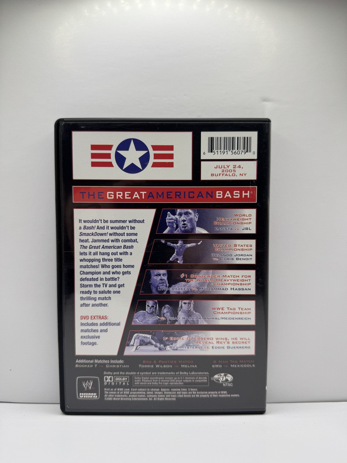 WWE Great American Bash 2005 (DVD) WWE Wrestling