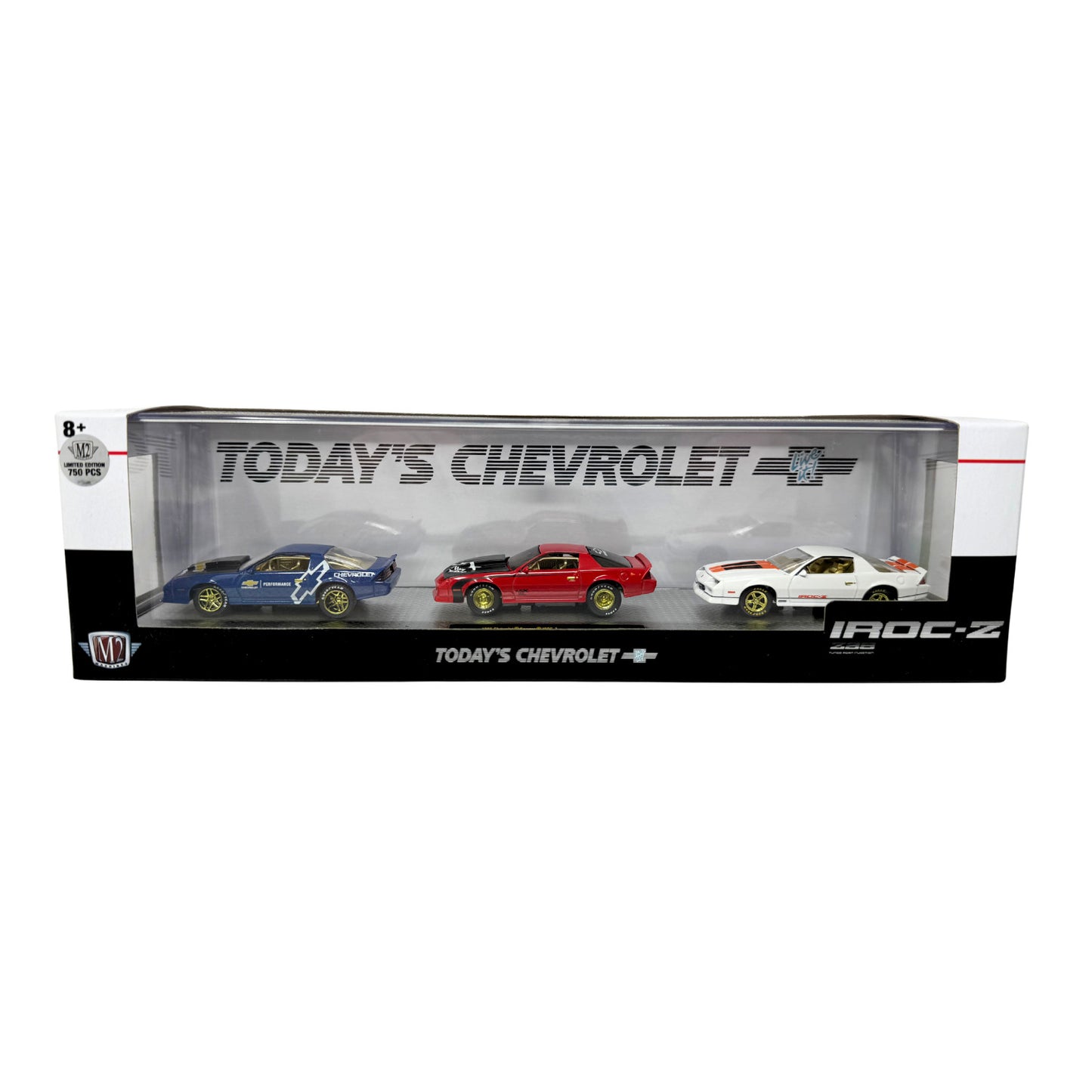 M2 Machines Today's Chevrolet IROC-Z 1985 Camaro 3 Car Set CHASE 1:64 Diecast