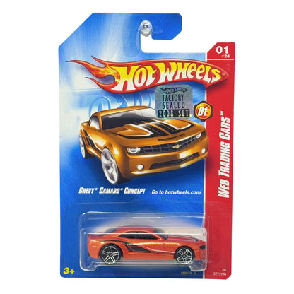 Hot Wheels Web Trading Cars Chevy Camaro Concept 1:64 Diecast Factory Sealed