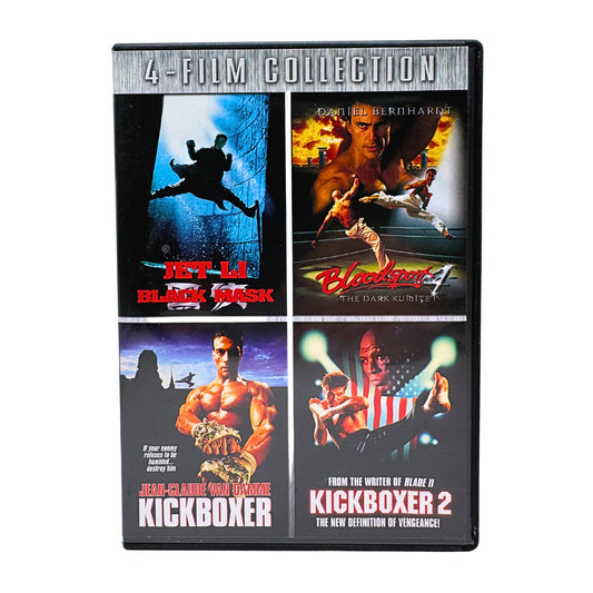 Black Mask / Kickboxer 1 / Bloodsport 4 / Kickboxer 2 (DVD) Martial Arts