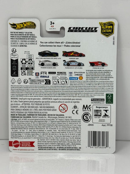 Hot Wheels Premium Circuit Legends Porsche 911 GT3 R (992) 1:64 Diecast
