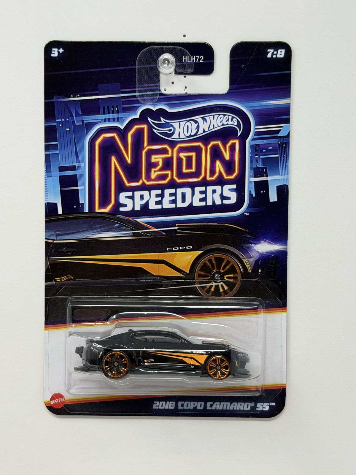 Hot Wheels Neon Speeders 2018 COPO Camaro SS 1:64 Diecast Black