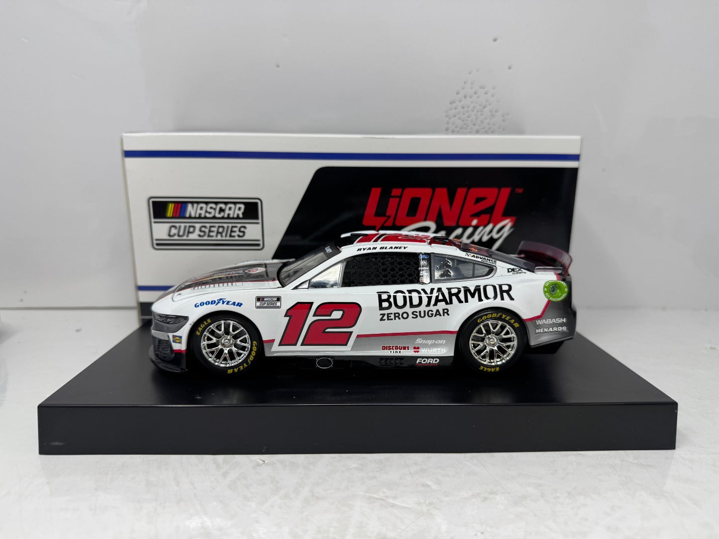 Lionel Nascar #12 Ryan Blaney Body Armor Zero Sugar 2024 Mustang 1:24 Diecast