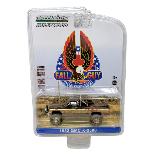 Greenlight Hollywood 1982 GMC K-2500 Fall Guy Stuntman Assoc 1:64 Diecast Dirty
