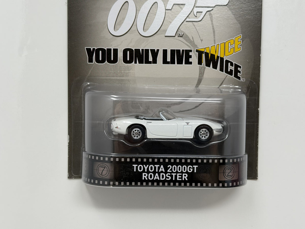 Hot Wheels Retro James Bond 007 Twice Toyota 2000GT Roadster 1:64 Diecast