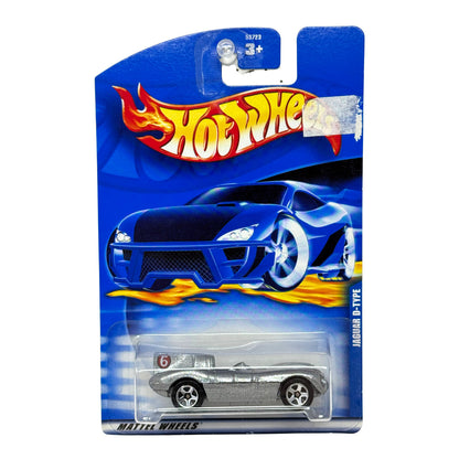 Hot Wheels Jaguar D-Type 1:64 Diecast Silver