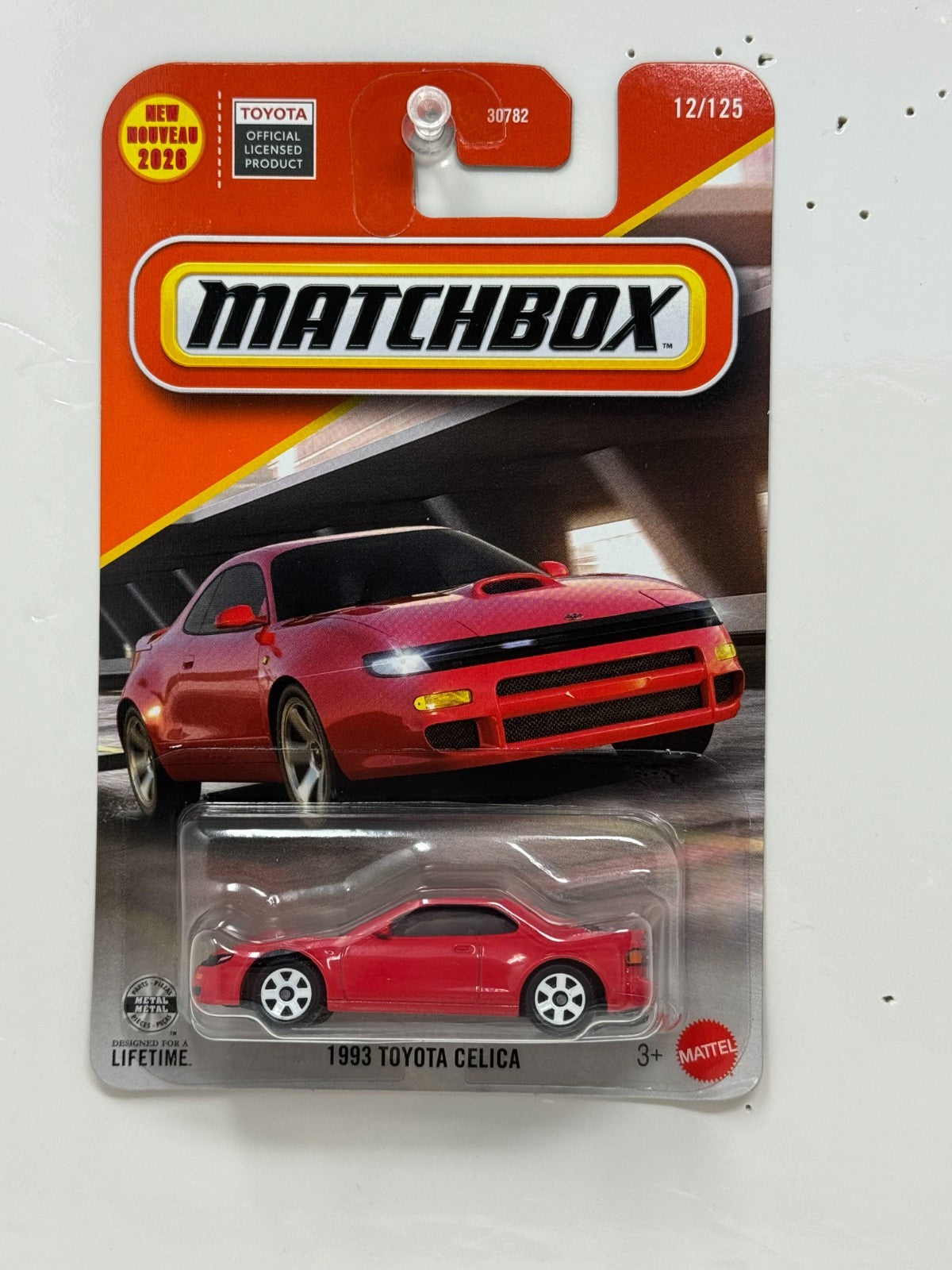 Matchbox 1993 Toyota Celica 1:64 Diecast Red