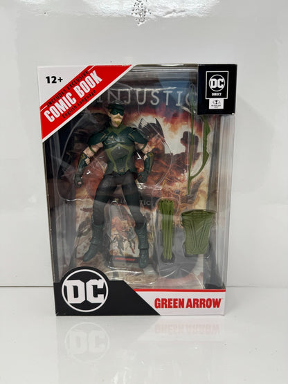 McFarlane DC Direct Page Punchers Injustice 2 Green Arrow/ Action Figure