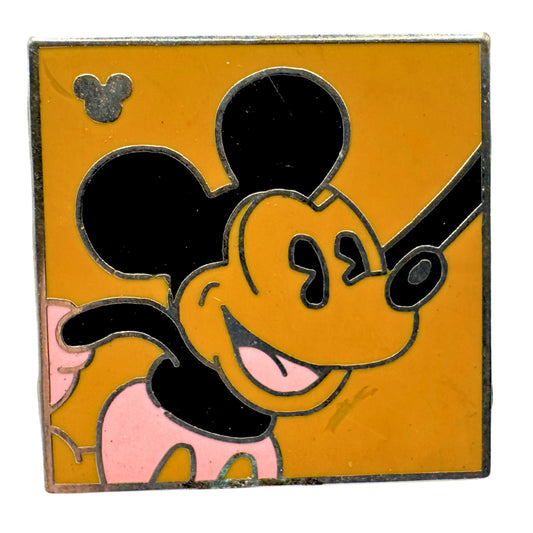 WDW Disney Neon Mickey Mouse Orange Hidden Mickey Trading Pin DC2S1