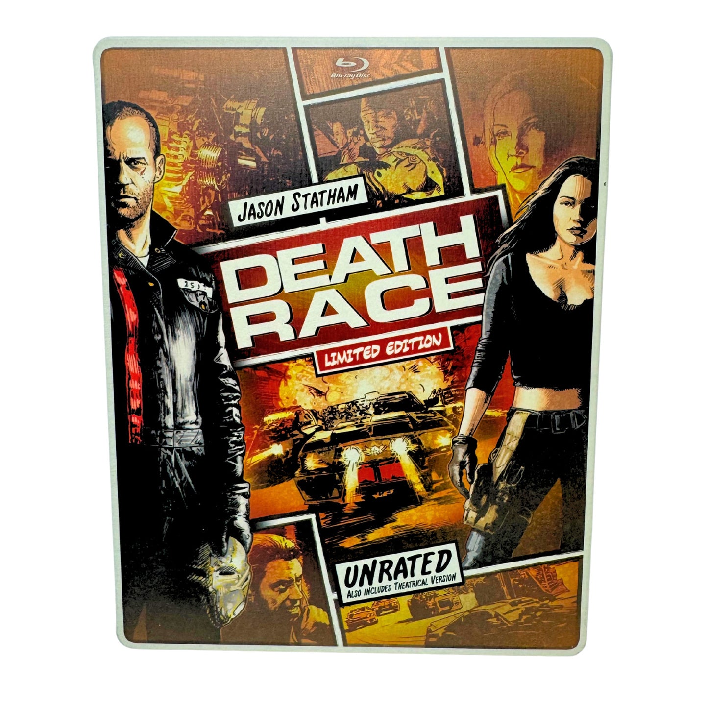Death Race (Blu-ray) Steelbook Jason Statham Action Good Condition!!!