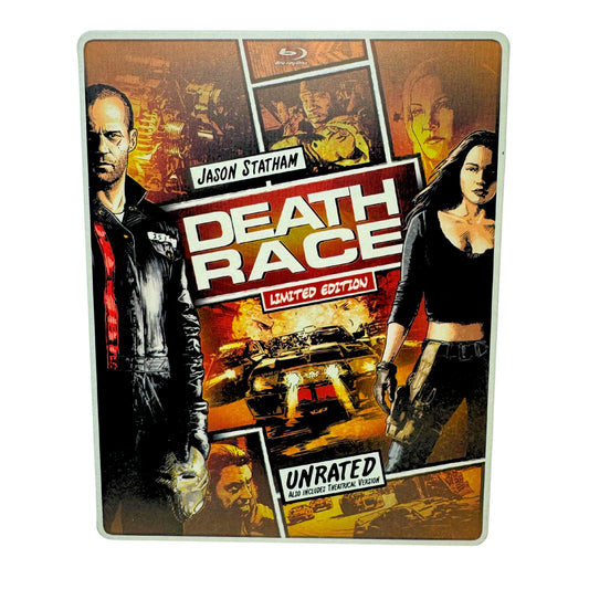 Death Race (Blu-ray) Steelbook Jason Statham Action Good Condition!!!