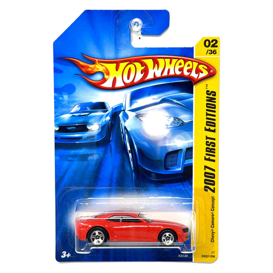 Hot Wheels 2007 First Editions Chevrolet Camaro Concept 1:64 Diecast Red