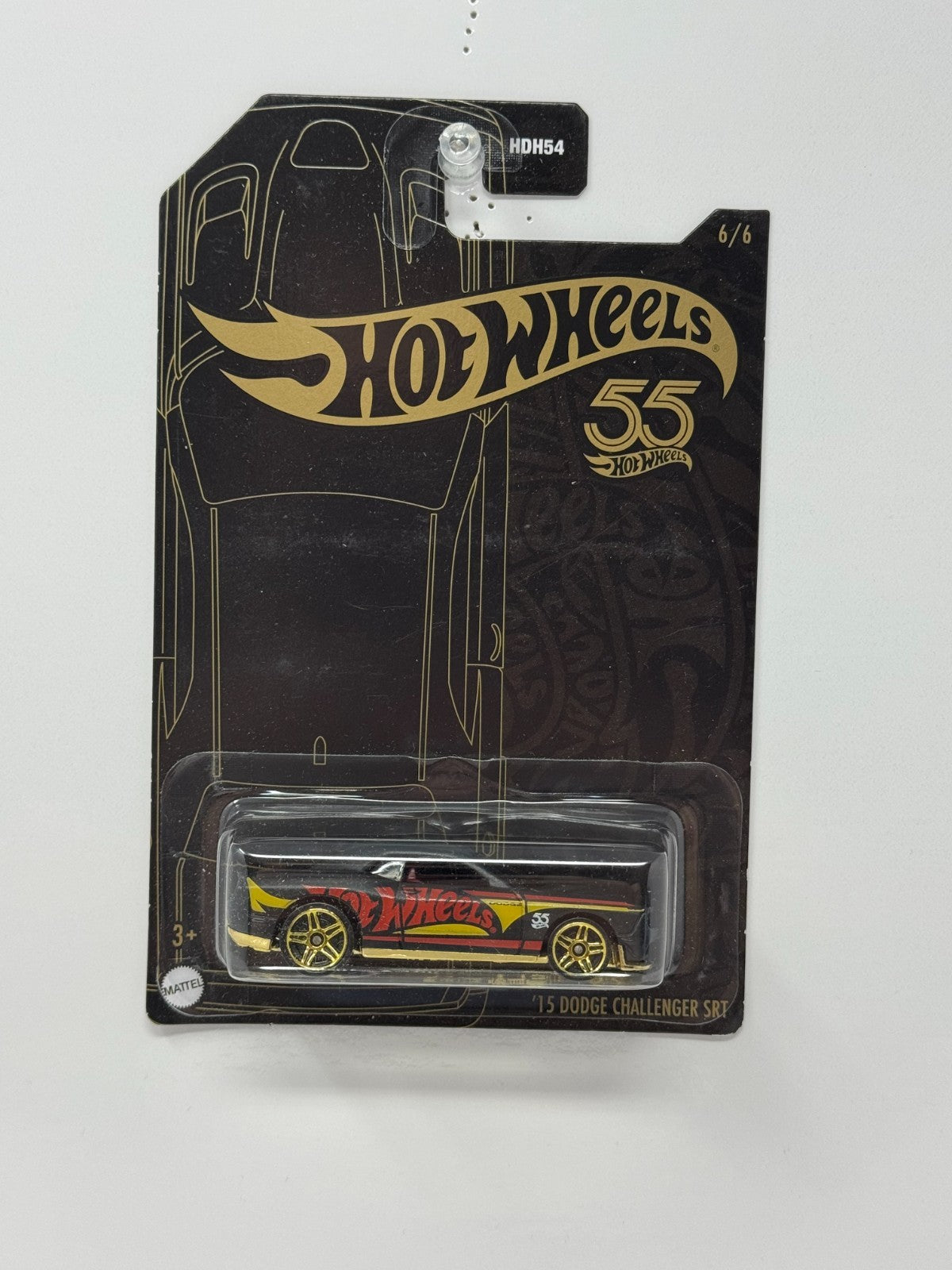 Hot Wheels 55th Anniversary 2015 Dodge Challenger SRT 1:64 Diecast