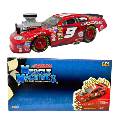 Action NASCAR Muscle Machines Kasey Kahne #9 Dodge Dealers 1:24 Diecast