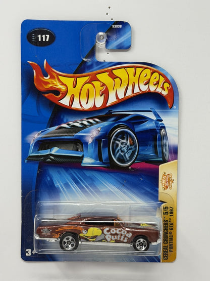 Hot Wheels Cereal Crunchers 1967 Pontiac GTO Cocoa Puffs 1:64 Diecast Brown