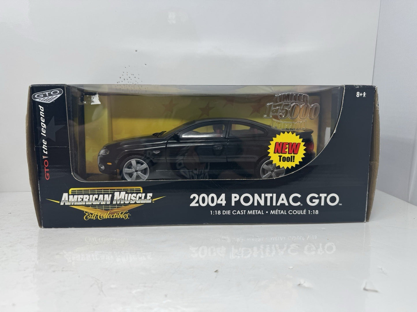 American Muscle 2004 Pontiac GTO Ertl 1:18 Diecast Black 1 of 5000 Limited