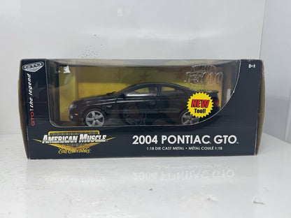 American Muscle 2004 Pontiac GTO Ertl 1:18 Diecast Black 1 of 5000 Limited