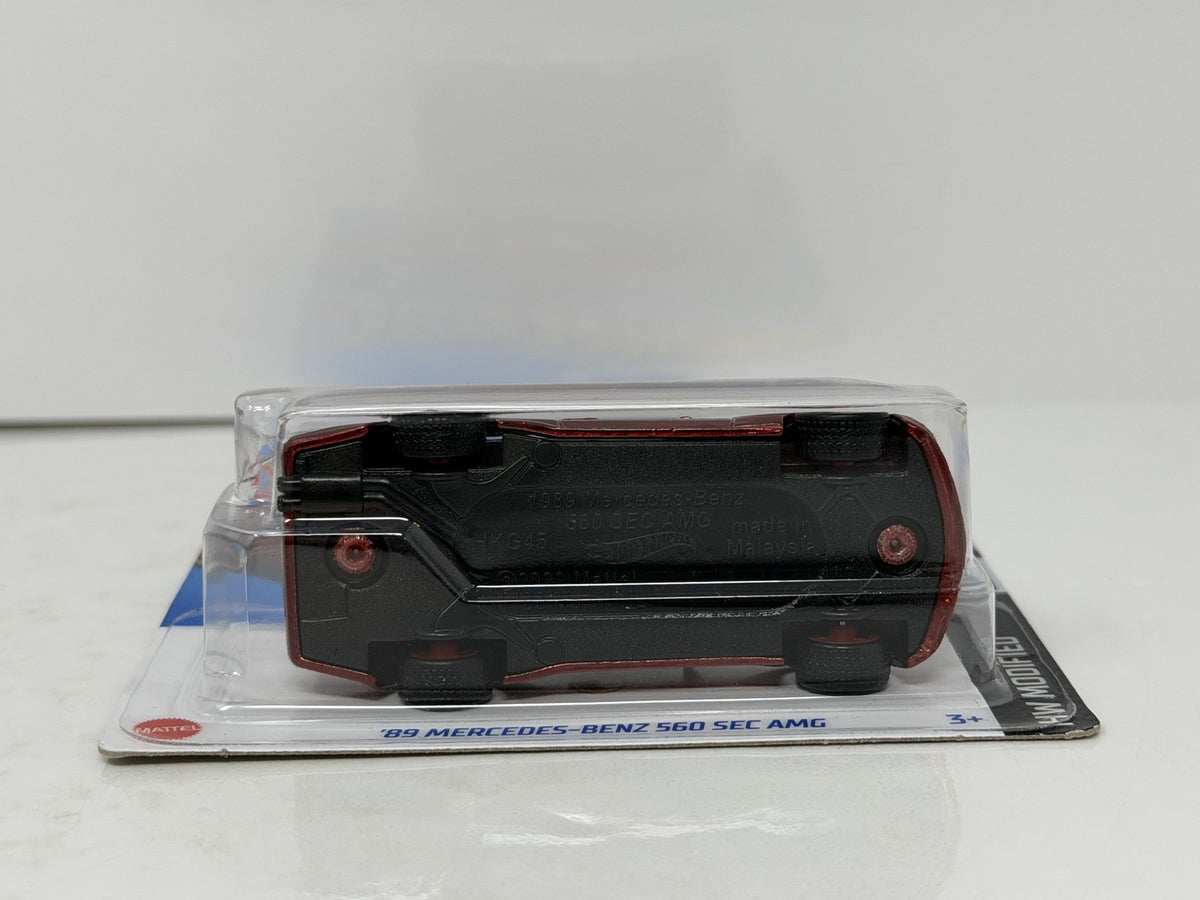Hot Wheels Super Treasure Hunt 1989 Mercedes-Benz 560 SEC AMG 1:64 Diecast STH