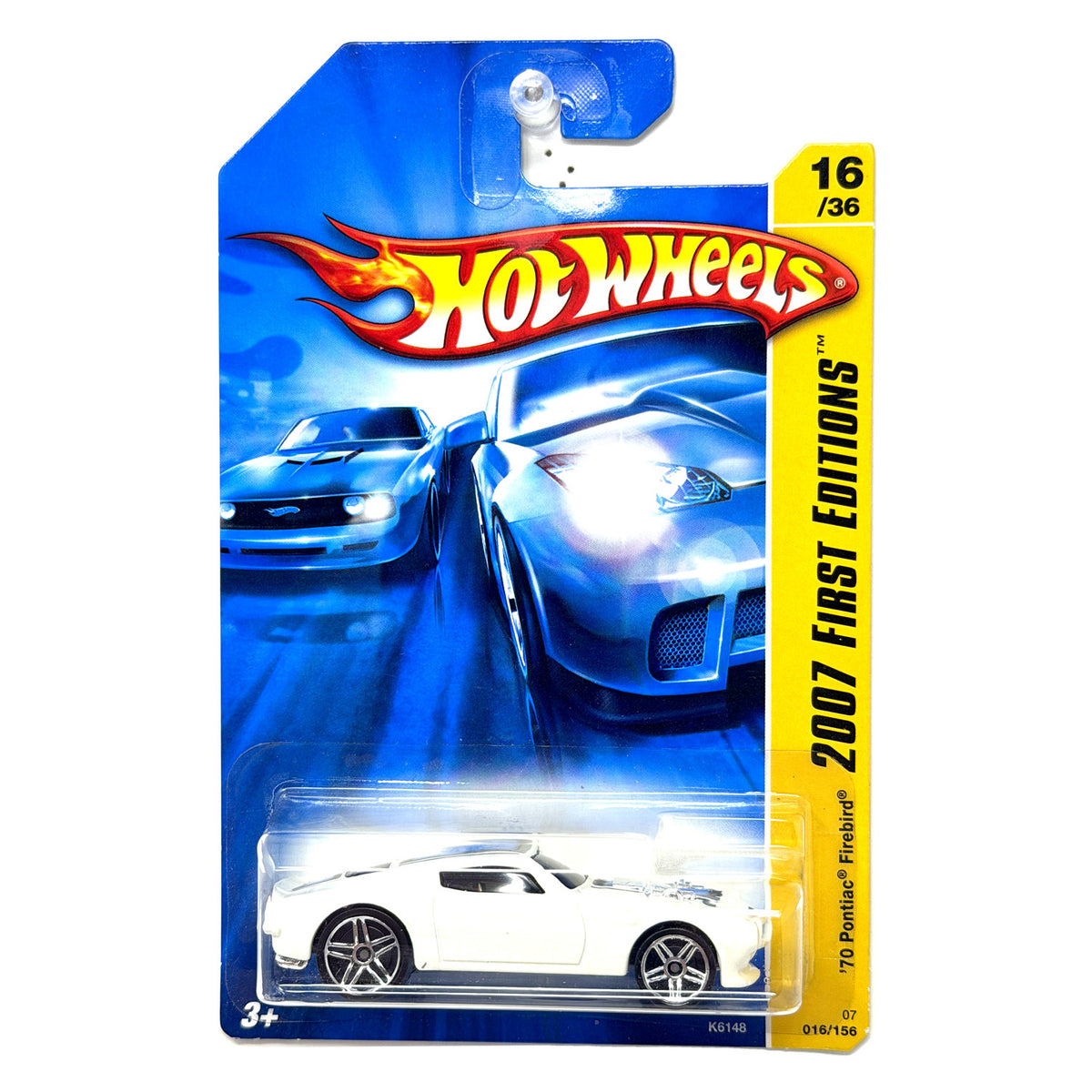 Hot Wheels 2007 First Editions 1970 Pontiac Firebird 1:64 Diecast White