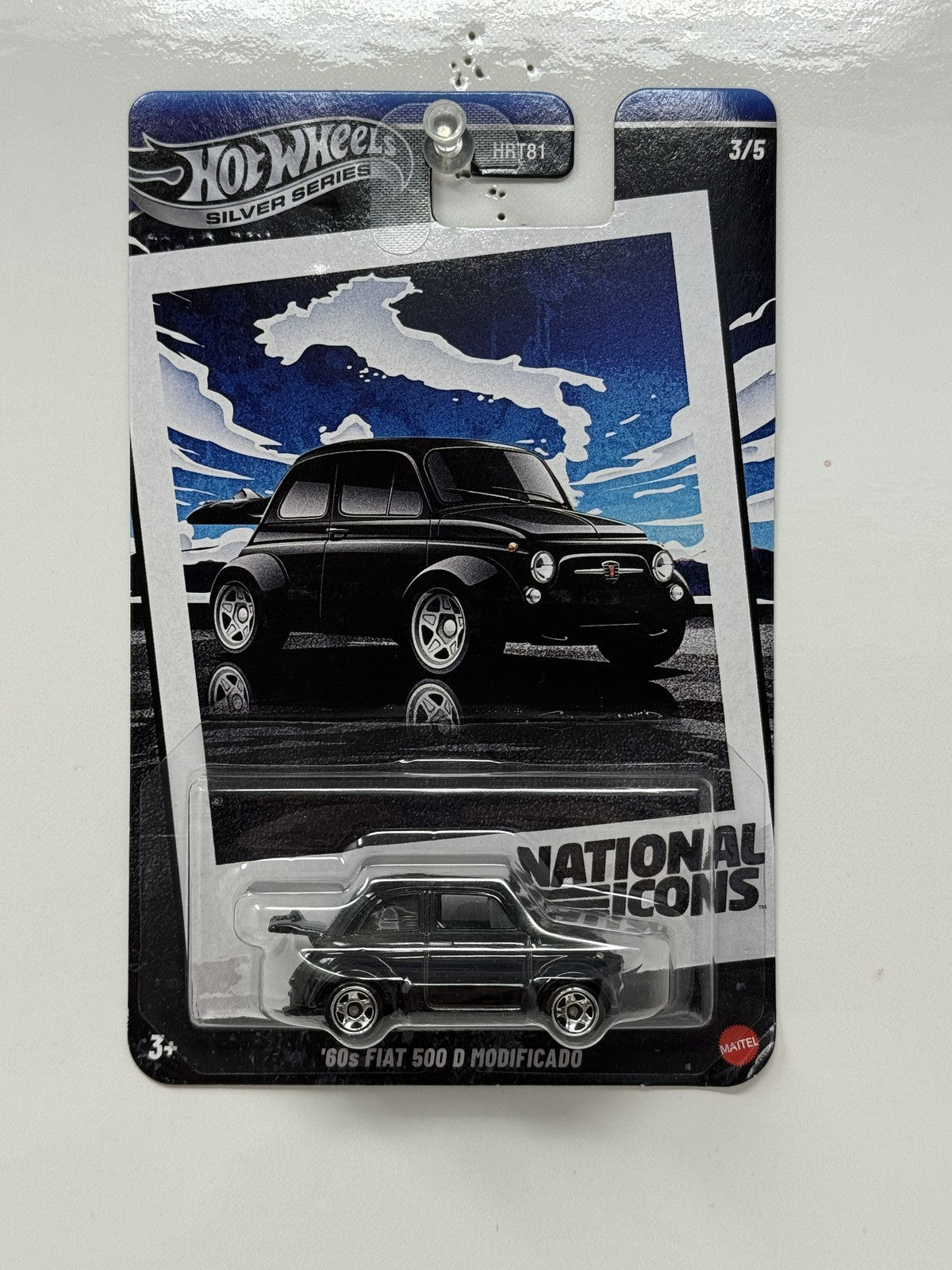 Hot Wheels National Icons '60s Fiat 500 D Modificato 1:64 Diecast