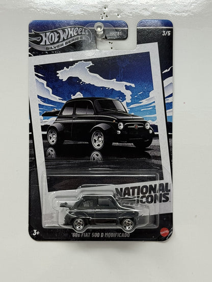 Hot Wheels National Icons '60s Fiat 500 D Modificato 1:64 Diecast