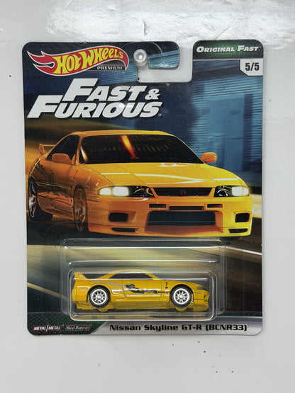 Hot Wheels Premium Fast & Furious Nissan Skyline GT-R BCNR33 1:64 Diecast