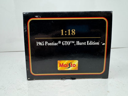 Maisto 1965 Pontiac GTO Hurst Edition Convertible Special Edition 1:18 Diecast