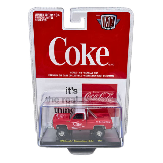 M2 Machines 1973 Chevrolet Cheyenne Super 10 4x4 Coca-Cola 1:64 Diecast