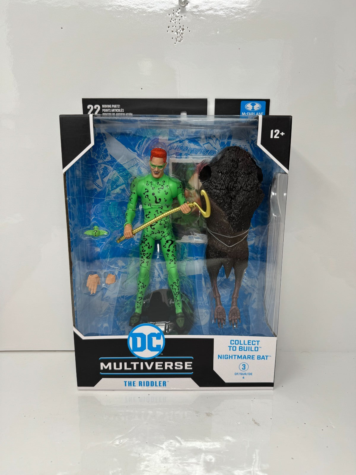McFarlane DC Multiverse The Riddler Batman Forever Action Figure w/ BAF Piece
