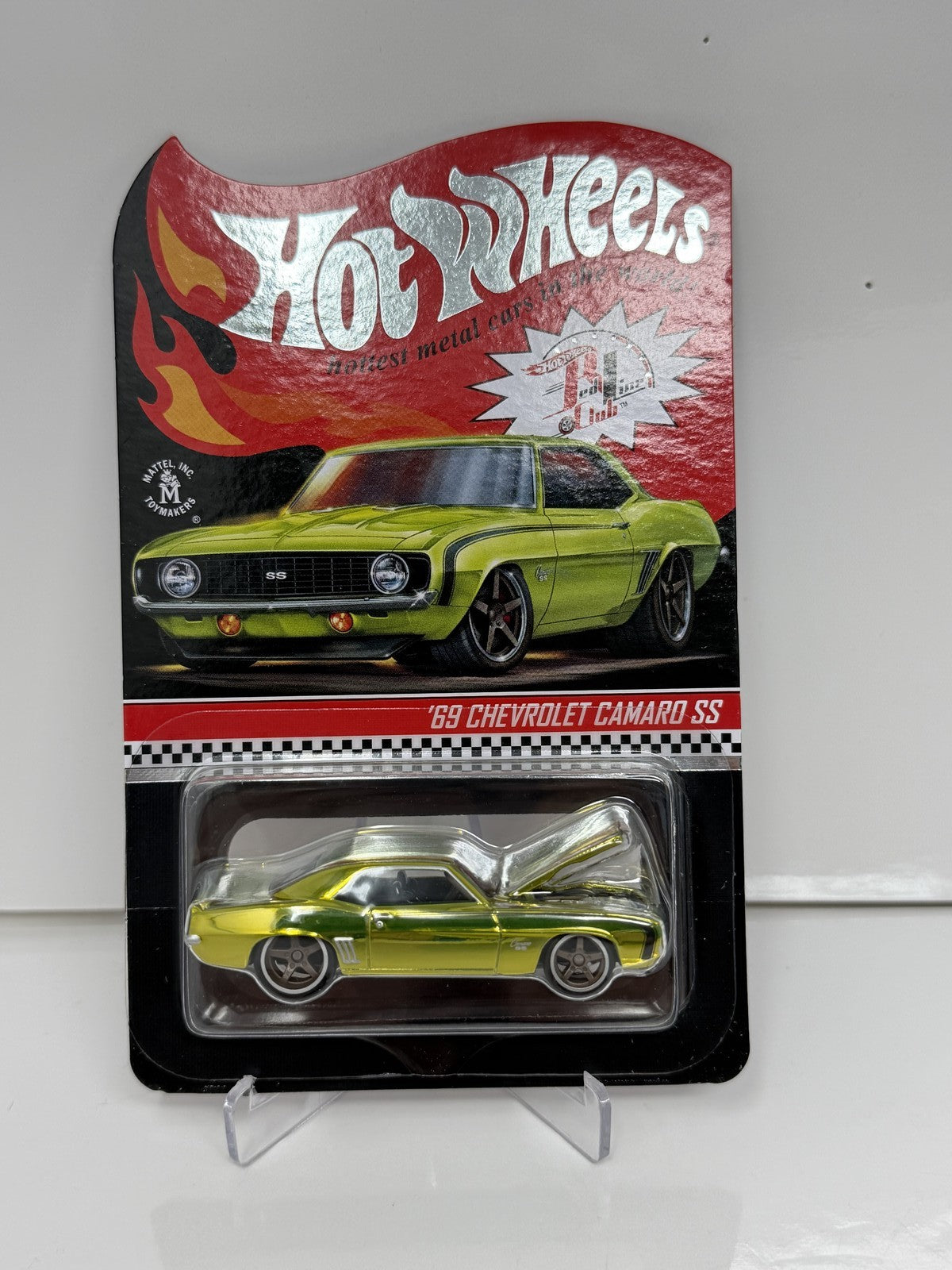 Hot Wheels RLC Red Line Club 1969 Chevrolet Camaro SS 1:64 Diecast 26032/30000