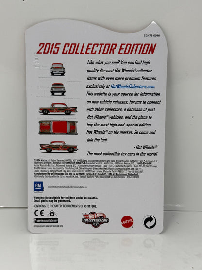 Hot Wheels 2015 Zamac Edition 1957 Chevy Bel Air Walmart Mail In 1:64 Diecast