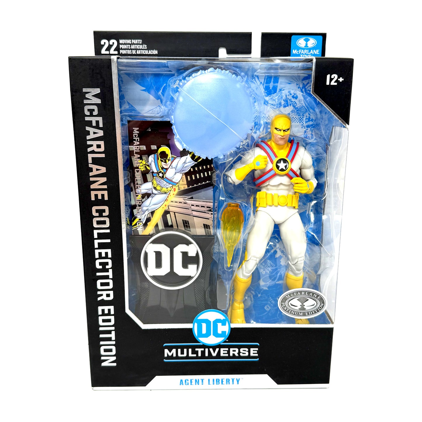 McFarlane DC Multiverse Agent Liberty Platinum Edition Action Figure