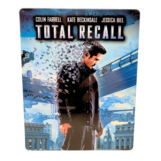 Total Recall (Blu-ray) Steelbook Colin Farrell Sci-Fi Good Condition!!!