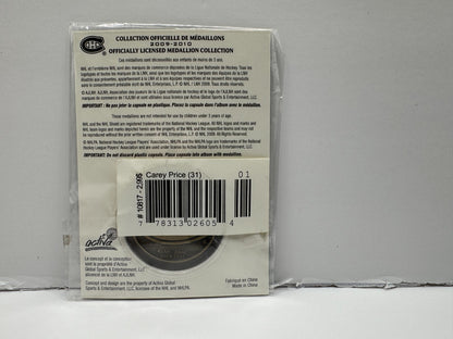 Carey Price Montreal Canadiens NHL Officially Licensed Medallion Collection