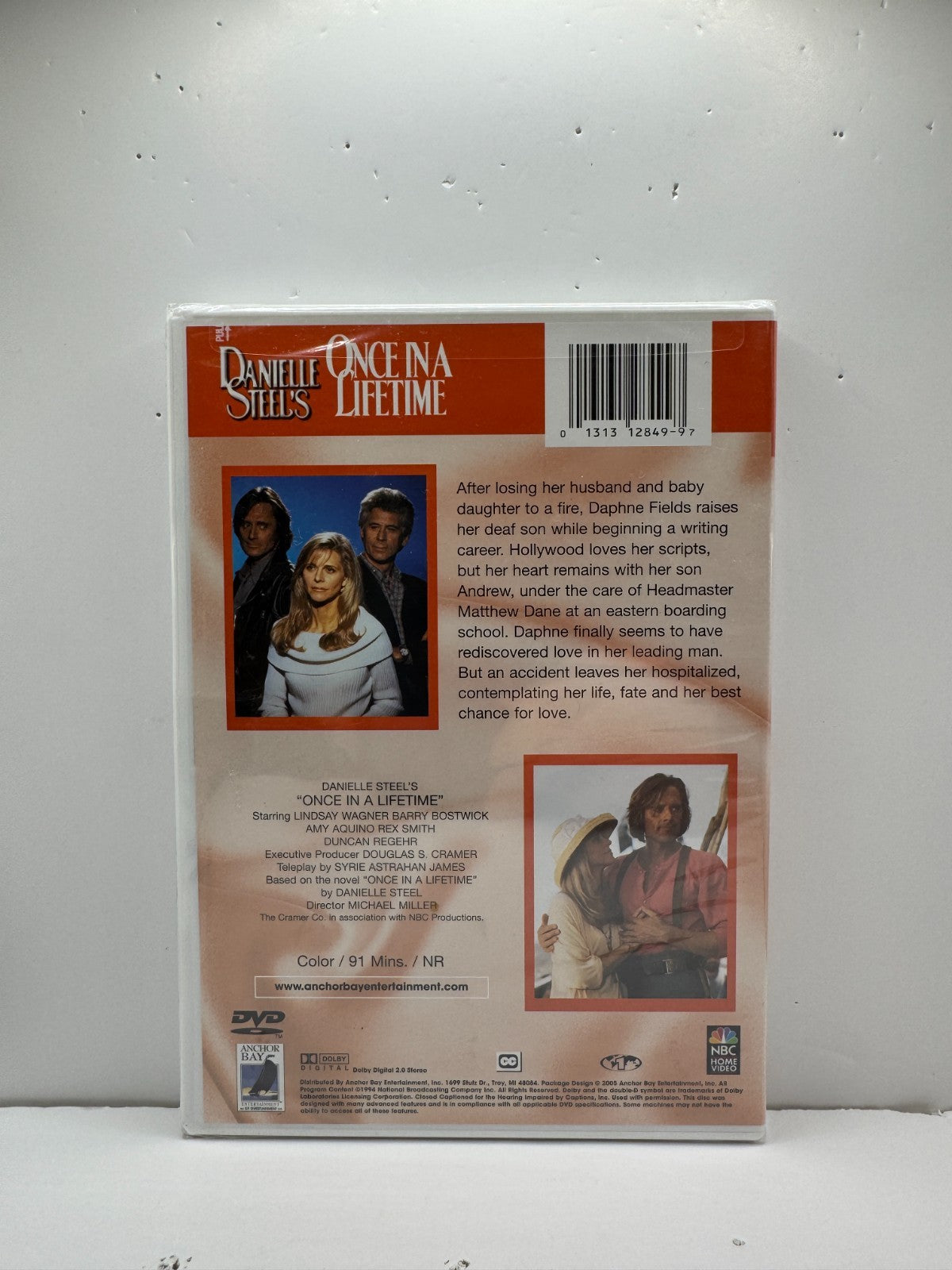 Once in a Lifetime (DVD) Danielle Steele Romance Drama Sealed