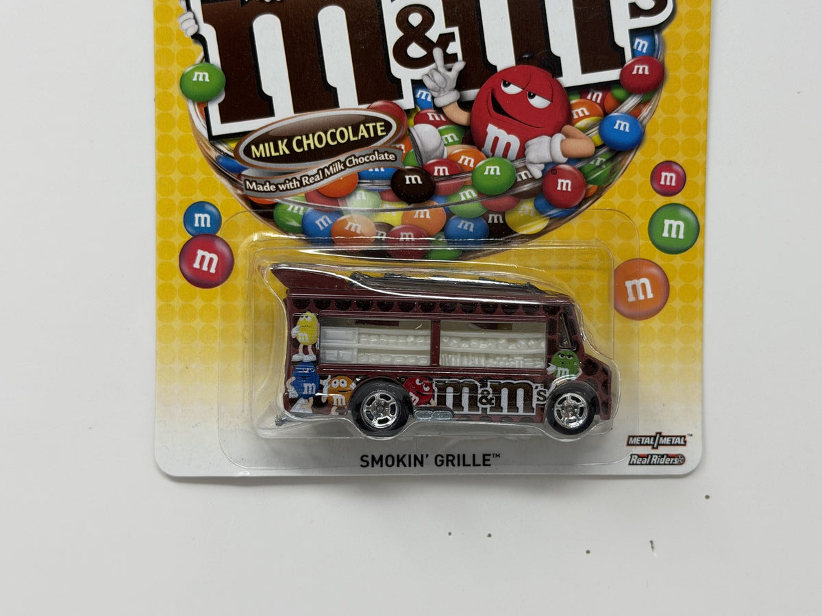 Hot Wheels M&M's Smokin' Grille 1:64 Diecast Real Riders