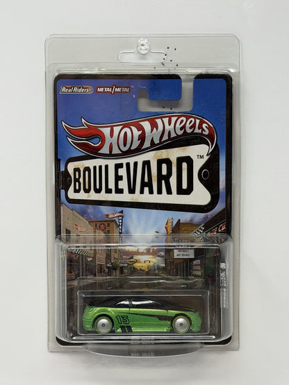 Hot Wheels Boulevard Honda Civic Si 1:64 Diecast Real Riders Green