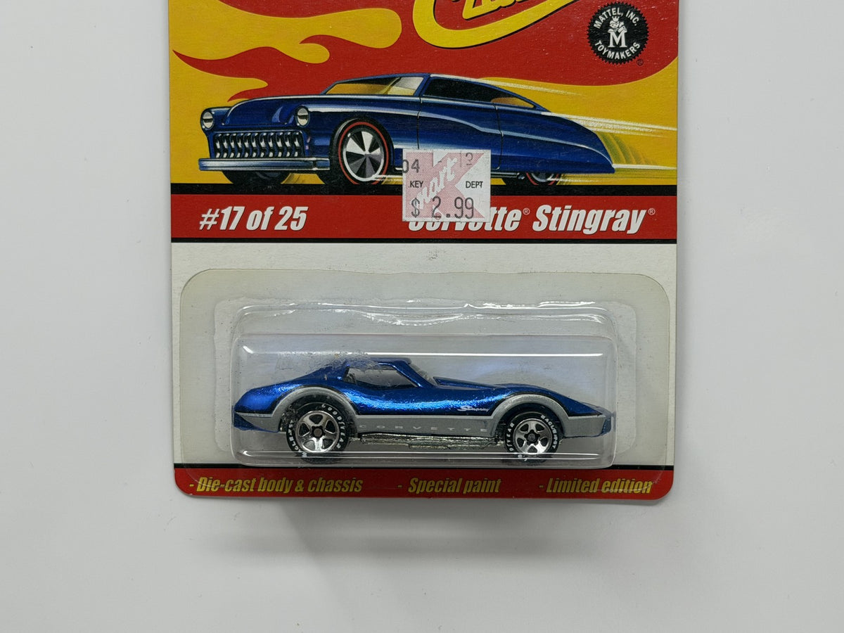 Hot Wheels Classics Series 1 Corvette Stingray 1:64 Diecast Blue